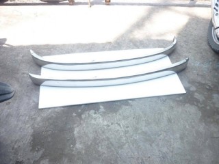 Fiat 500 stainless steel bumpers