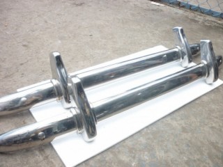 MG TD stainless steel bumpers
