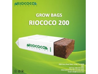 100% OMRI-certified organic coco coir grow bags from RIOCOCO
