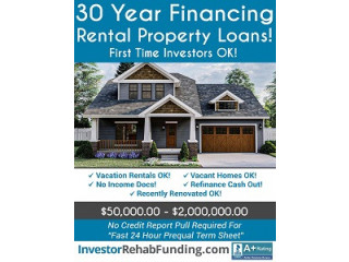 30 YEAR RENTAL PROPERTY FINANCING  Cash Out Refinance Up To $2,000,000!