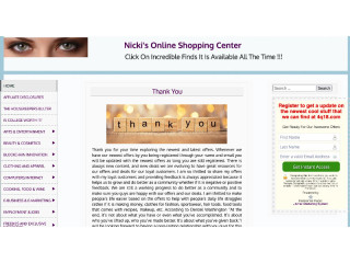 Nicki's Online Shopping Center - Click On Incredible Finds It Is Available All The Time
