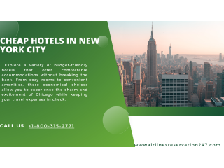 Book Cheap Hotels In New York City
