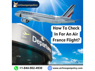 How To Check In For An Air France Flight?