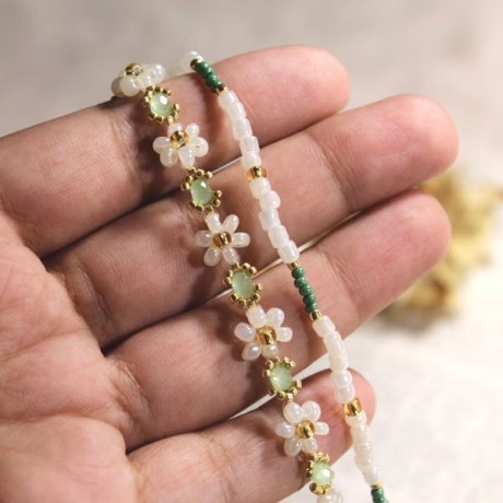 flower-bracelets-set-floral-bracelets-daisy-bracelet-beaded-jewellery-big-0