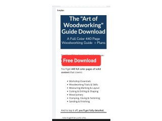 Beginners woodworking plans Art of woodworking