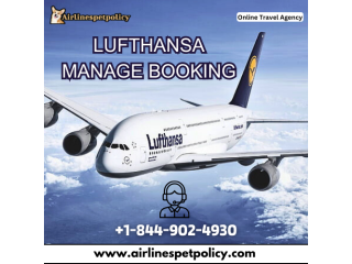 How can I manage my Lufthansa Booking?