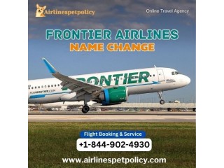 How to Change Name on Frontier Airlines Ticket
