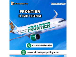 How can I change my Frontier flight?