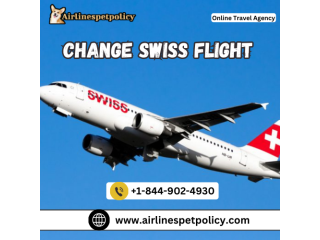 How can I change my flight on Swiss Airlines?