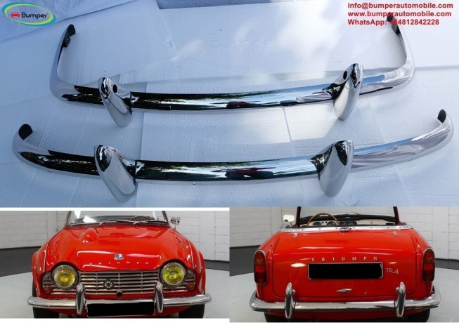 triumph-tr4-1961-1965-bumpers-by-stainless-steel-big-0