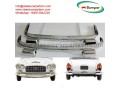 lancia-flaminia-touring-gt-and-convertible-1958-1967-bumpers-by-stainless-steel-small-0