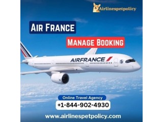 How Do I Manage My Booking with Air France?