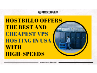 Hostbillo offers the best and cheapest VPS hosting in USA with high-speed