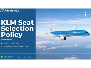 KLM Airlines Seat Selection Policy