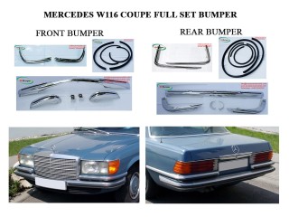 Mercedes W116 coupe bumper EU style (1972-1980)