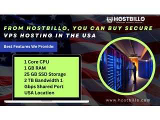 From Hostbillo, you can Buy Secure VPS Hosting in the USA