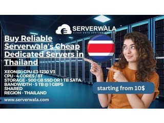 Buy Reliable Serverwalas Cheap Dedicated Servers in Thailand