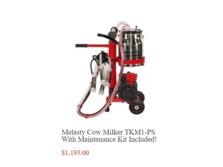 Portable cow milker