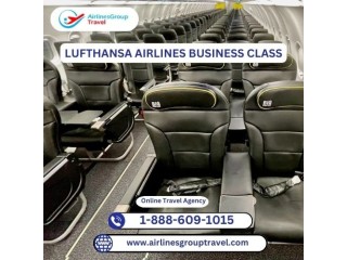 How do I book a business class ticket with Lufthansa Airlines?