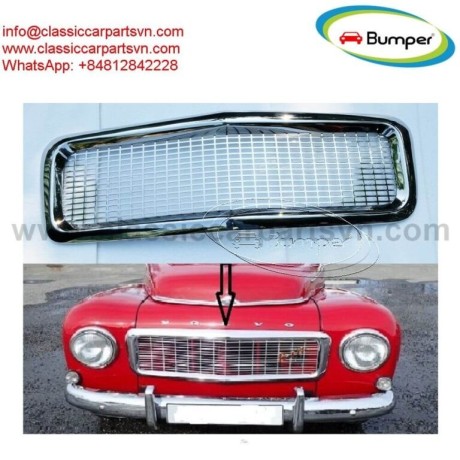 radiator-grille-volvo-pv-duett-pv444-pv544-by-stainless-steel-new-big-0