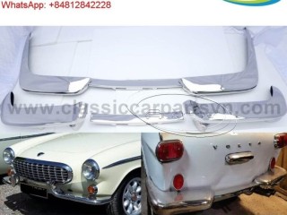 Volvo P1800 Jensen Cow Horn (1961-1963) bumpers by stainless steel new