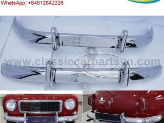 Volvo PV544 Euro type (1958-1965) bumpers by stainless steel new