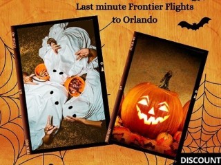 +1 (844) 414-9223 Last minute Frontier Flights to Orlando for Exclusive Halloween Discounts!