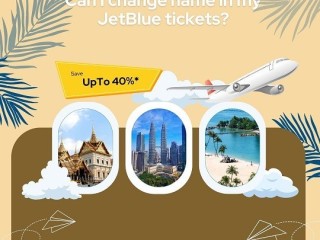 +1-888-413-6950 Can I change name in my JetBlue tickets?