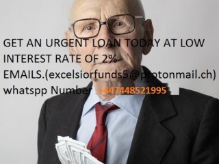 APPLY FOR AN URGENT LOAN NOW AT LOW INTEREST RATE OF 2%
