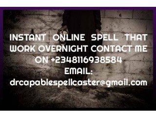 If you  need  an instant online  Death spell caster contact DR CAPABLE  +2348116938584