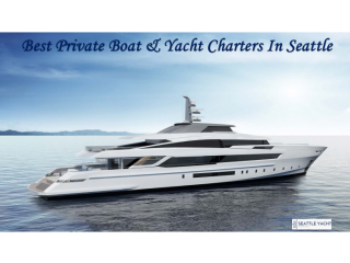 Catamaran Charter Seattle