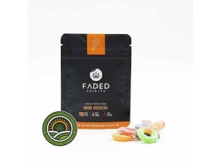 FADED CANNABIS CO.  SOUR SUCKERS  180MG THC