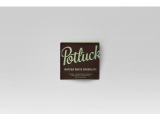 Potluck Chocolate  Matcha White Chocolate 300mg THC