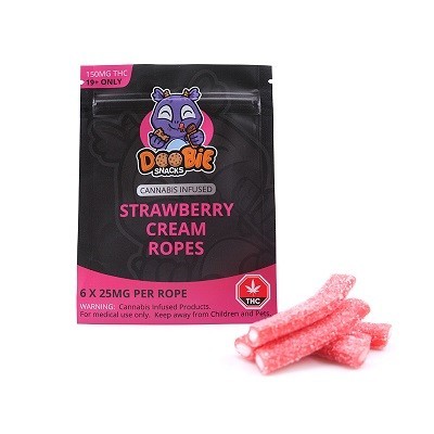 strawberry-cream-ropes-150mg-thc-by-doobie-snacks-big-0