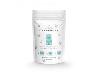 Tropical Fruit Punch 300MG THC Gummy Bears By CannaBuzz