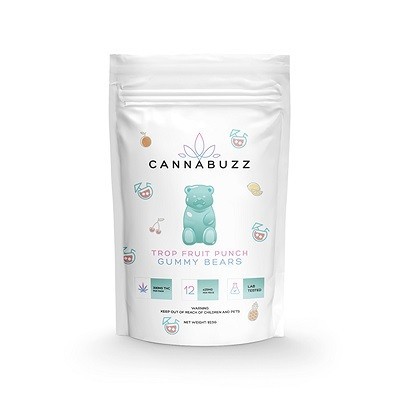 tropical-fruit-punch-300mg-thc-gummy-bears-by-cannabuzz-big-0