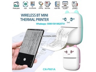 Portable Mini Thermal Printer Wirelessly BT Photo Label Memo Wrong Question Printing