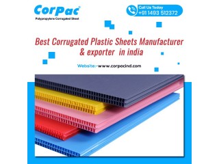 Corrugated Plastic Sheets | Plastic Corrugated Sheet Manufacturers