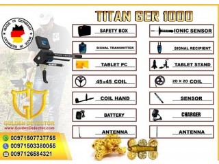Titan GER 1000 Long Range Metal Detector - GOLD Detector for All Terrains